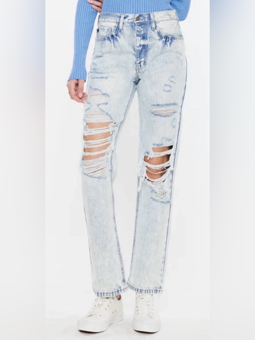 KanCan Dixon High Rise Distressed Jeans, Size 5/26